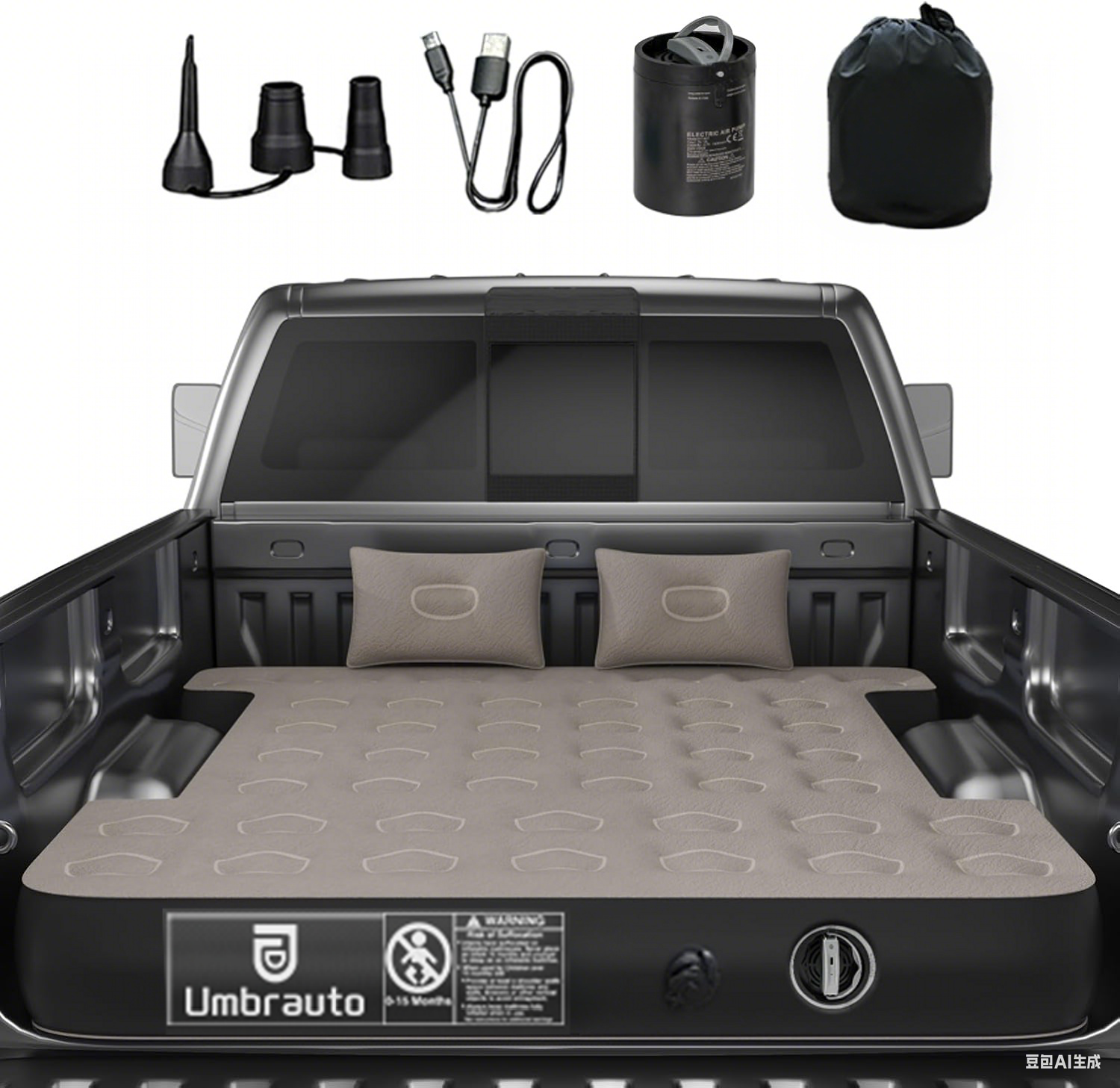5.5-5.8ft | 6-6.5ft GMC Short Truck Bed Air Mattress 1.0